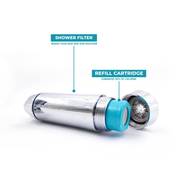 Pure Blue Shower Filter – Remove Chlorine & Tackle Hard Water