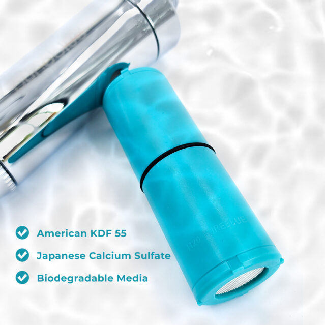Pure Blue Shower Filter Cartridge — 6-Month Replacement